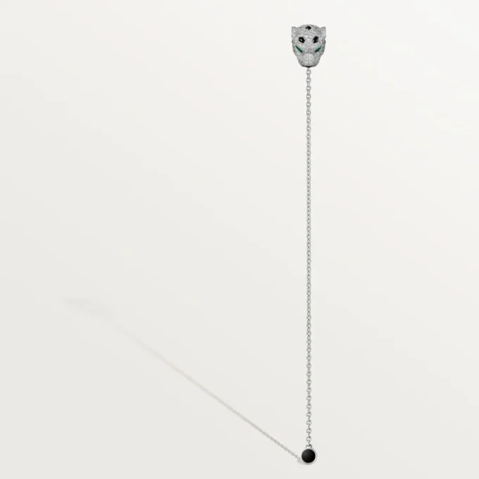 Accesorios Panthere De Cartier de elegancia masculina – Joya de bolsillo Panthere De Cartier de diamantes y oro – Cartier