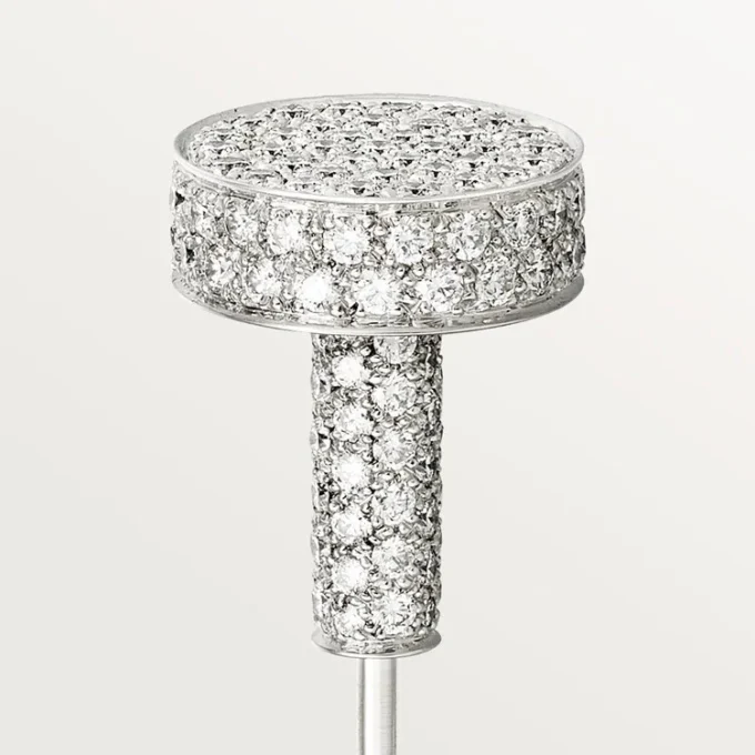 Alfiler de corbata Juste Un Clou – Oro blanco y diamantes – Cartier
