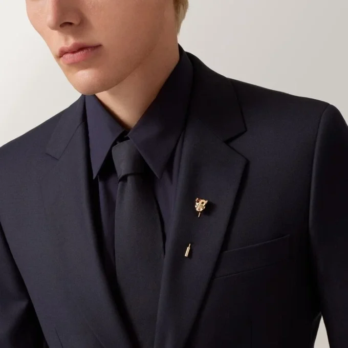 Alfiler de corbata Panthere De Cartier