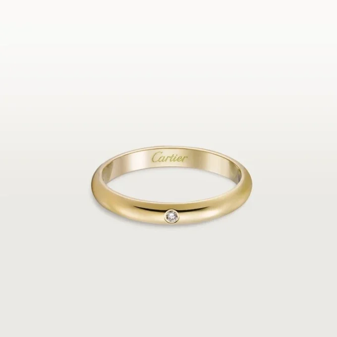 Alianza 1895 – Oro amarillo, diamantes – Cartier