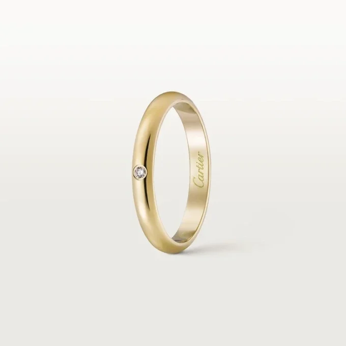 Alianza 1895 – Oro amarillo, diamantes – Cartier