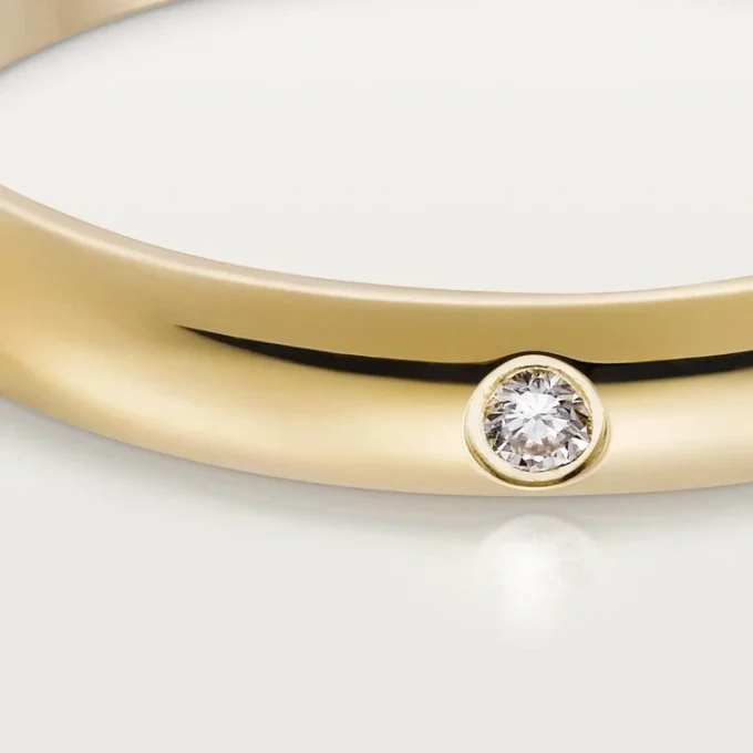 Alianza 1895 – Oro amarillo, diamantes – Cartier