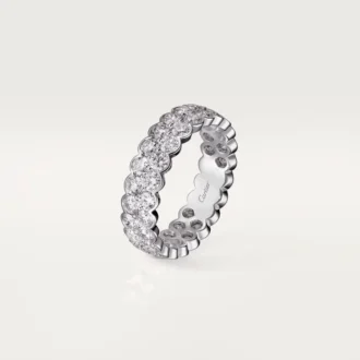 Alianza Broderie De Cartier – Oro blanco, diamantes – Cartier