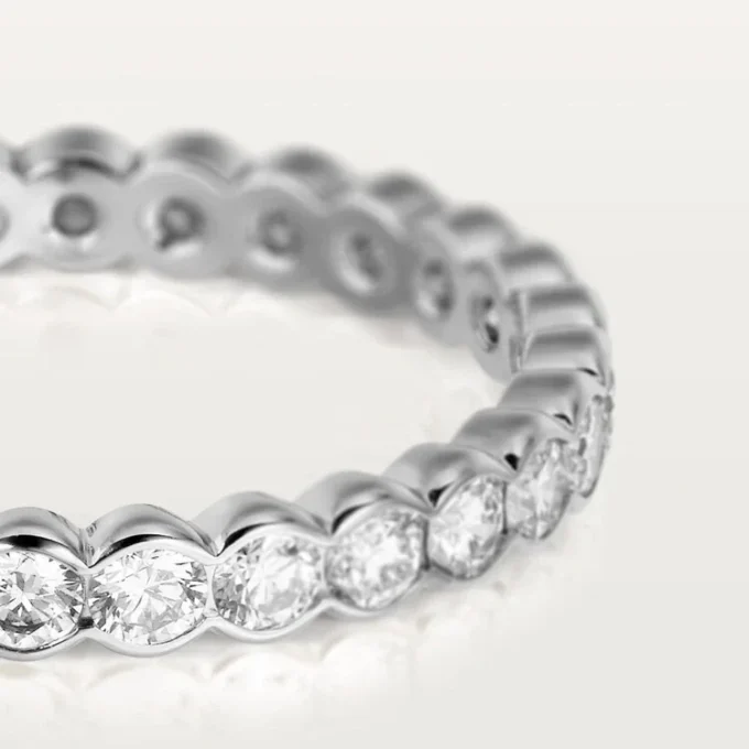 Alianza Broderie De Cartier – Oro blanco, diamantes – Cartier