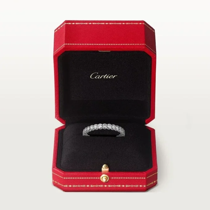 Alianza Broderie De Cartier – Oro blanco, diamantes – Cartier