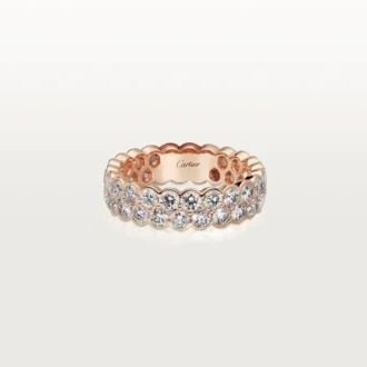 Alianza Broderie De Cartier – Oro rosa, diamantes – Cartier