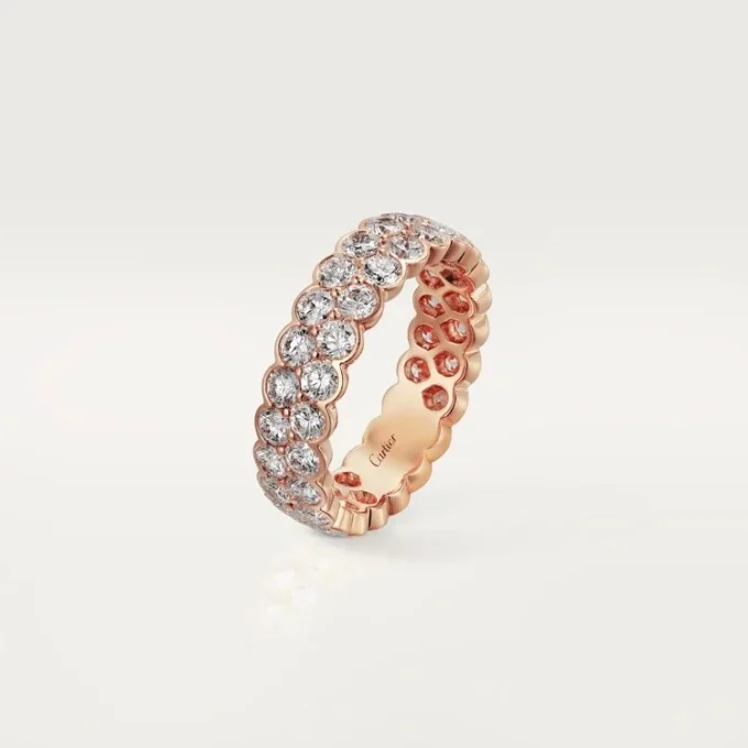 Alianza Broderie De Cartier – Oro rosa, diamantes – Cartier