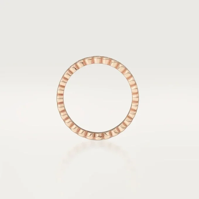 Alianza Broderie De Cartier – Oro rosa, diamantes – Cartier