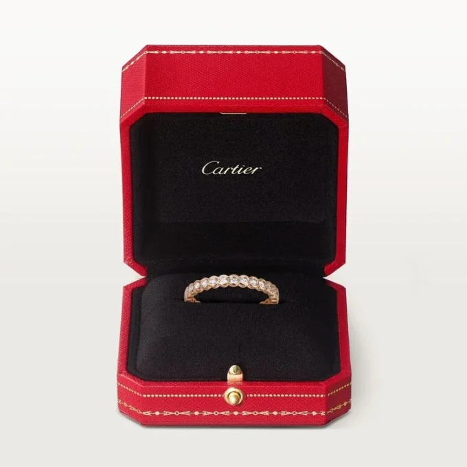 Alianza Broderie De Cartier – Oro rosa, diamantes – Cartier