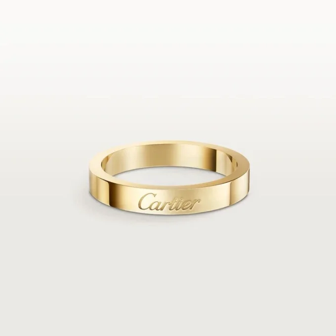 Alianza C De Cartier, 3 mm de ancho