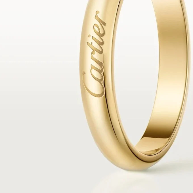 Alianza C De Cartier, 3 mm de ancho