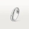 Alianza C de Cartier, 4 mm de ancho, 1 diamante