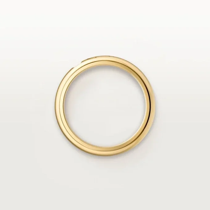 Alianza C De Cartier, 4 mm de ancho, 1 diamante