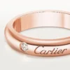Alianza C De Cartier, 4 mm de ancho, 1 diamante