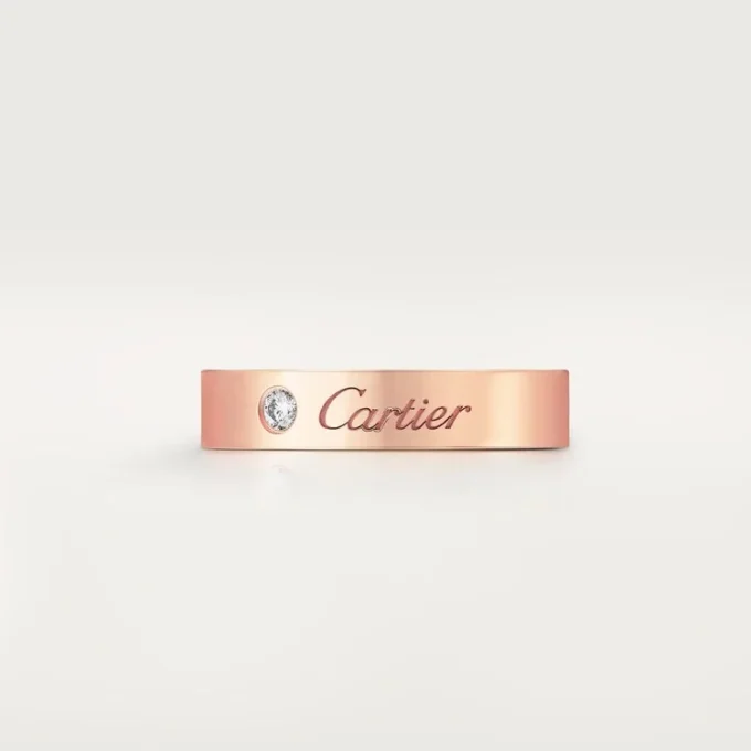 Alianza C De Cartier – Oro rosa, diamante – Cartier