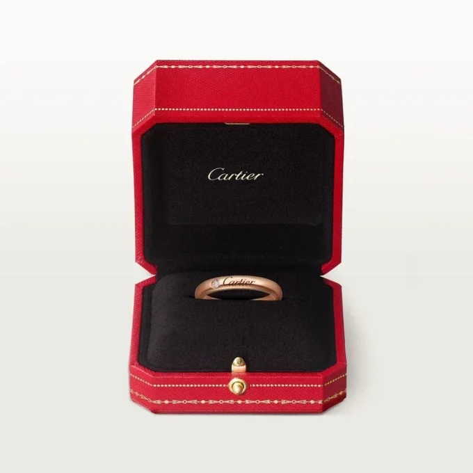 Alianza C De Cartier – Oro rosa, diamante – Cartier