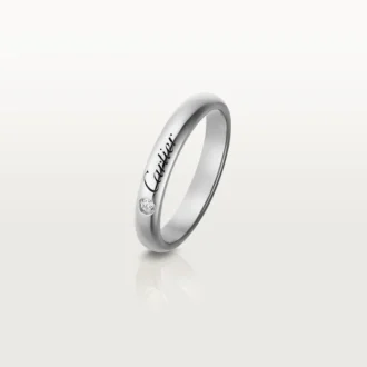 Alianza C de Cartier – Platino, diamantes – Cartier