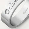 Alianza C de Cartier – Platino, diamantes – Cartier