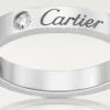 Alianza C de Cartier – Platino, diamantes – Cartier