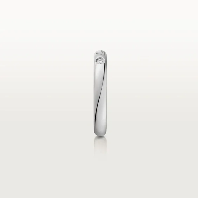 Alianza C de Cartier – Platino, diamantes – Cartier