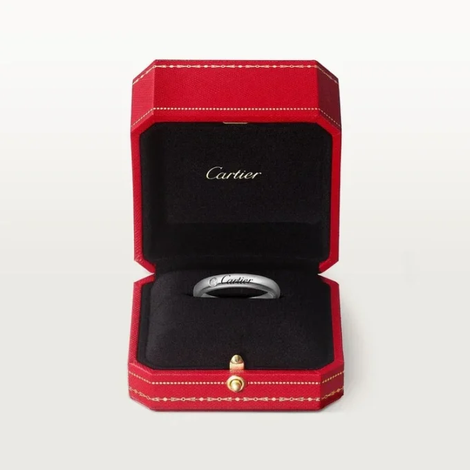 Alianza C de Cartier – Platino, diamantes – Cartier
