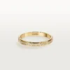 Alianza Cartier D’amour, 2,3 mm de ancho, pavé