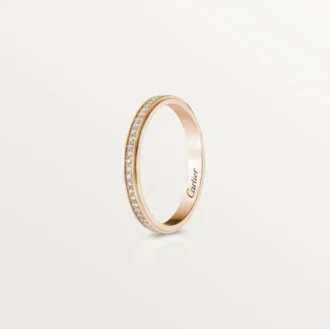 Alianza Cartier D’amour – Oro rosa, diamantes – Cartier