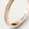 Alianza Cartier D’amour – Oro rosa, diamantes – Cartier