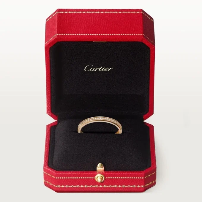 Alianza Cartier D’amour – Oro rosa, diamantes – Cartier
