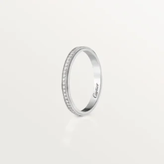Alianza Cartier D’amour – Platino, diamantes – Cartier