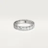 Alianza Cartier Destinee, 4,1 mm de ancho, pavé