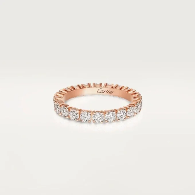 Alianza Cartier Destinee – Oro rosa, diamantes – Cartier
