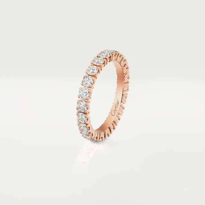 Alianza Cartier Destinee – Oro rosa, diamantes – Cartier
