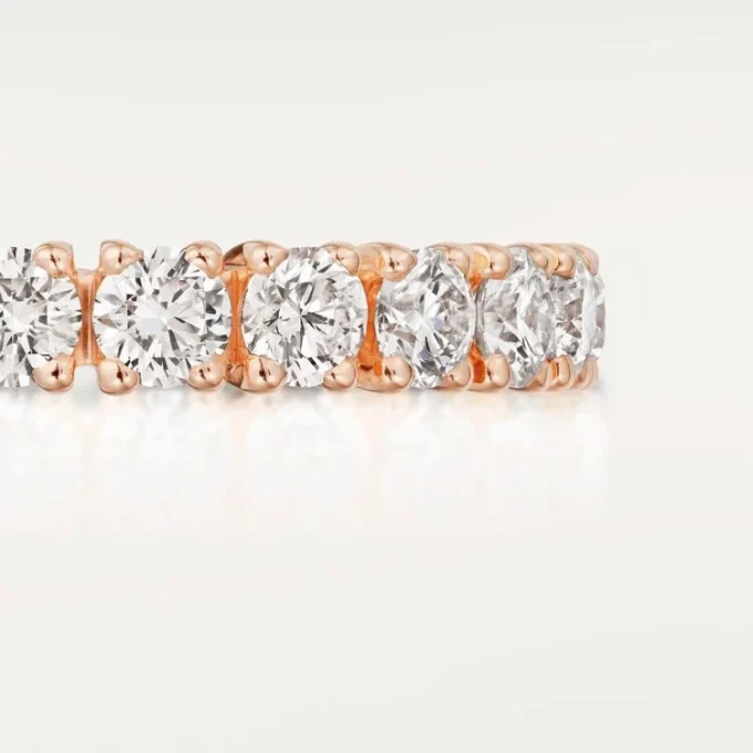 Alianza Cartier Destinee – Oro rosa, diamantes – Cartier
