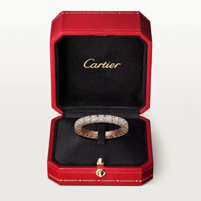 Alianza Cartier Destinee – Oro rosa, diamantes – Cartier