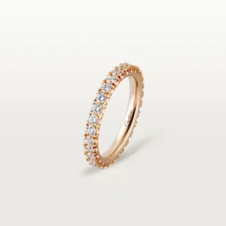 Alianza Etincelle de Cartier, 2,6 mm de ancho, pavé