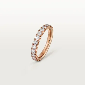 Alianza Etincelle De Cartier – Oro rosa, diamantes – Cartier