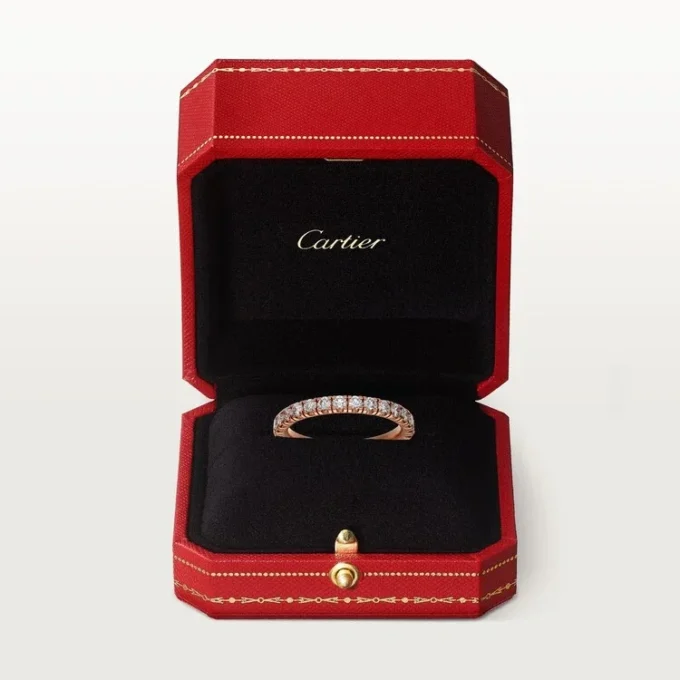 Alianza Etincelle De Cartier – Oro rosa, diamantes – Cartier