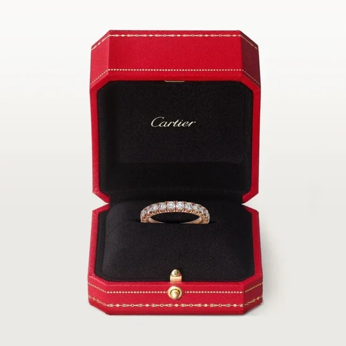 Alianza Etincelle De Cartier – Oro rosa, diamantes – Cartier