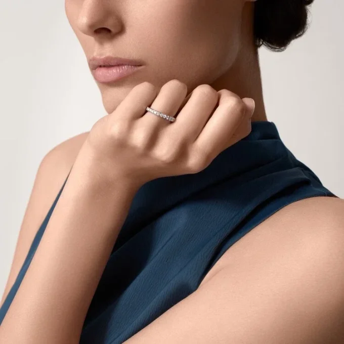 Alianza Etincelle De Cartier – Platino, diamantes – Cartier