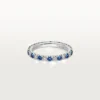 Alianza Etincelle De Cartier – Platino, zafiros, diamantes – Cartier