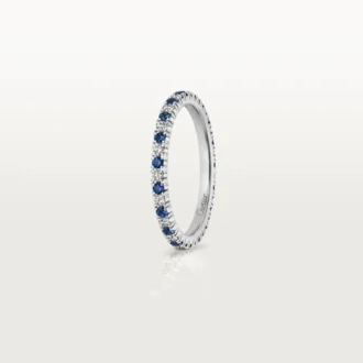 Alianza Etincelle De Cartier – Platino, zafiros, diamantes – Cartier
