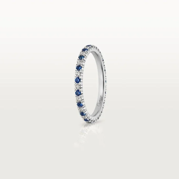 Alianza Etincelle De Cartier – Platino, zafiros, diamantes – Cartier