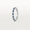 Alianza Etincelle De Cartier – Platino, zafiros, diamantes – Cartier