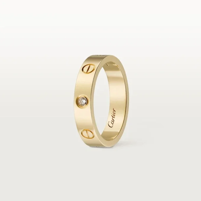 Alianza Love, 1 diamante – Oro amarillo, Diamante – Cartier