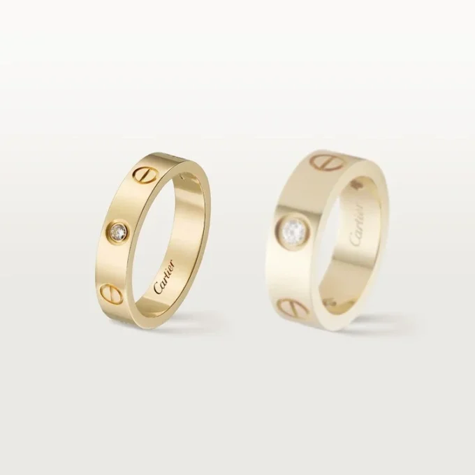 Alianza Love, 1 diamante – Oro amarillo, Diamante – Cartier