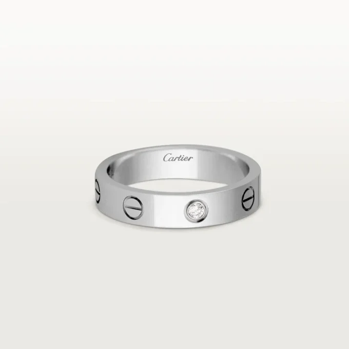 Alianza Love, 1 diamante – Oro blanco, Diamante – Cartier