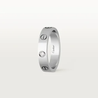 Alianza Love, 1 diamante – Oro blanco, Diamante – Cartier