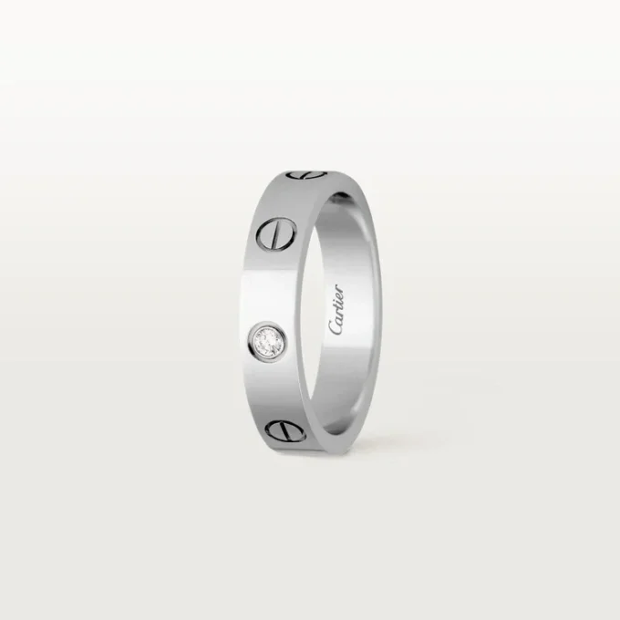 Alianza Love, 1 diamante – Oro blanco, Diamante – Cartier