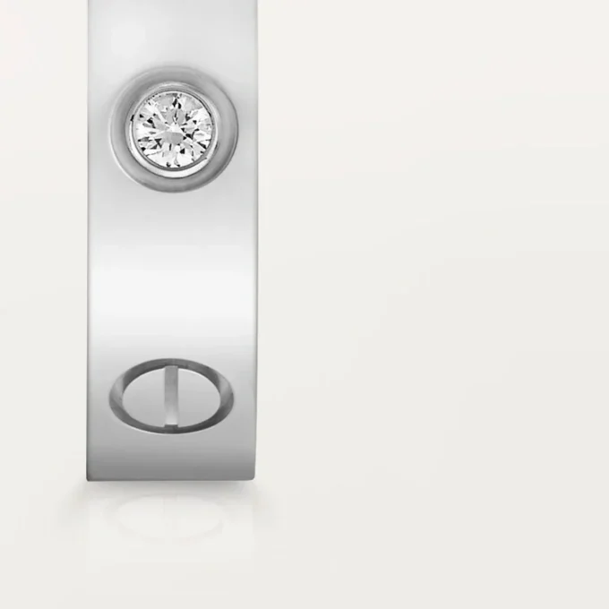 Alianza Love, 1 diamante – Oro blanco, Diamante – Cartier